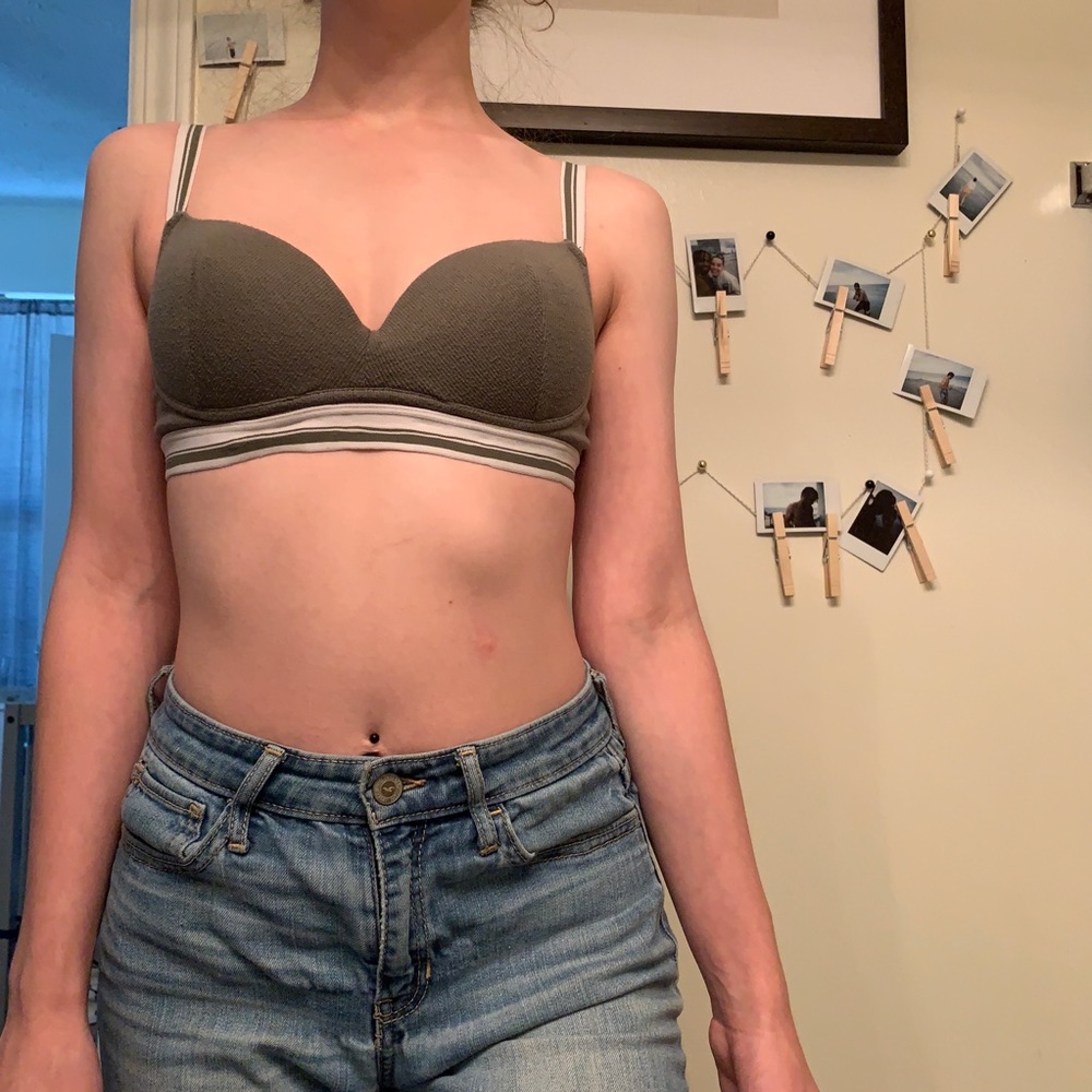 Green bralette
